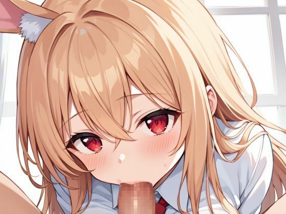 癒してくれるメガネとうさ耳 - サンプル画像 2