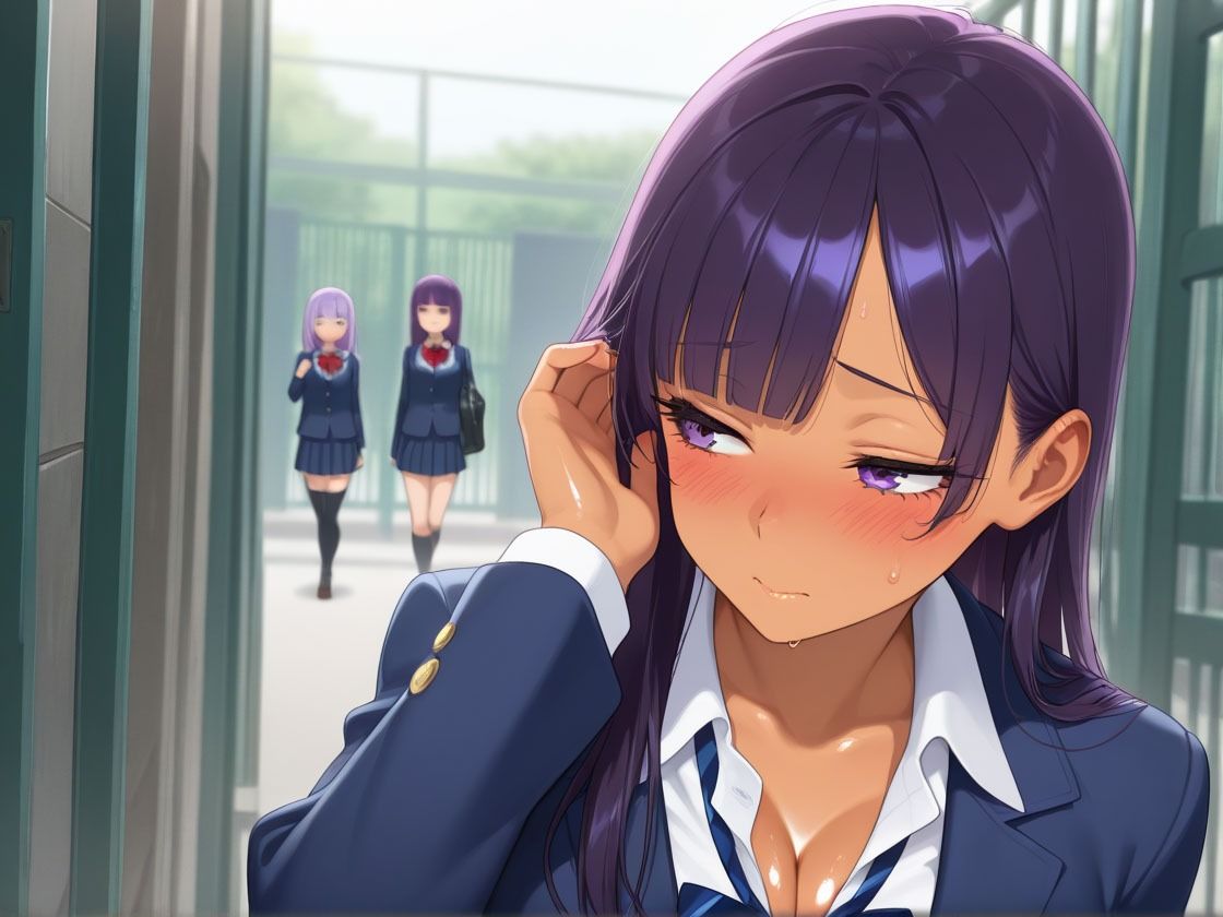 とある女子校の性活指導〜巨乳でたわわな身体でたっぷりご奉仕させる〜 - サンプル画像 1