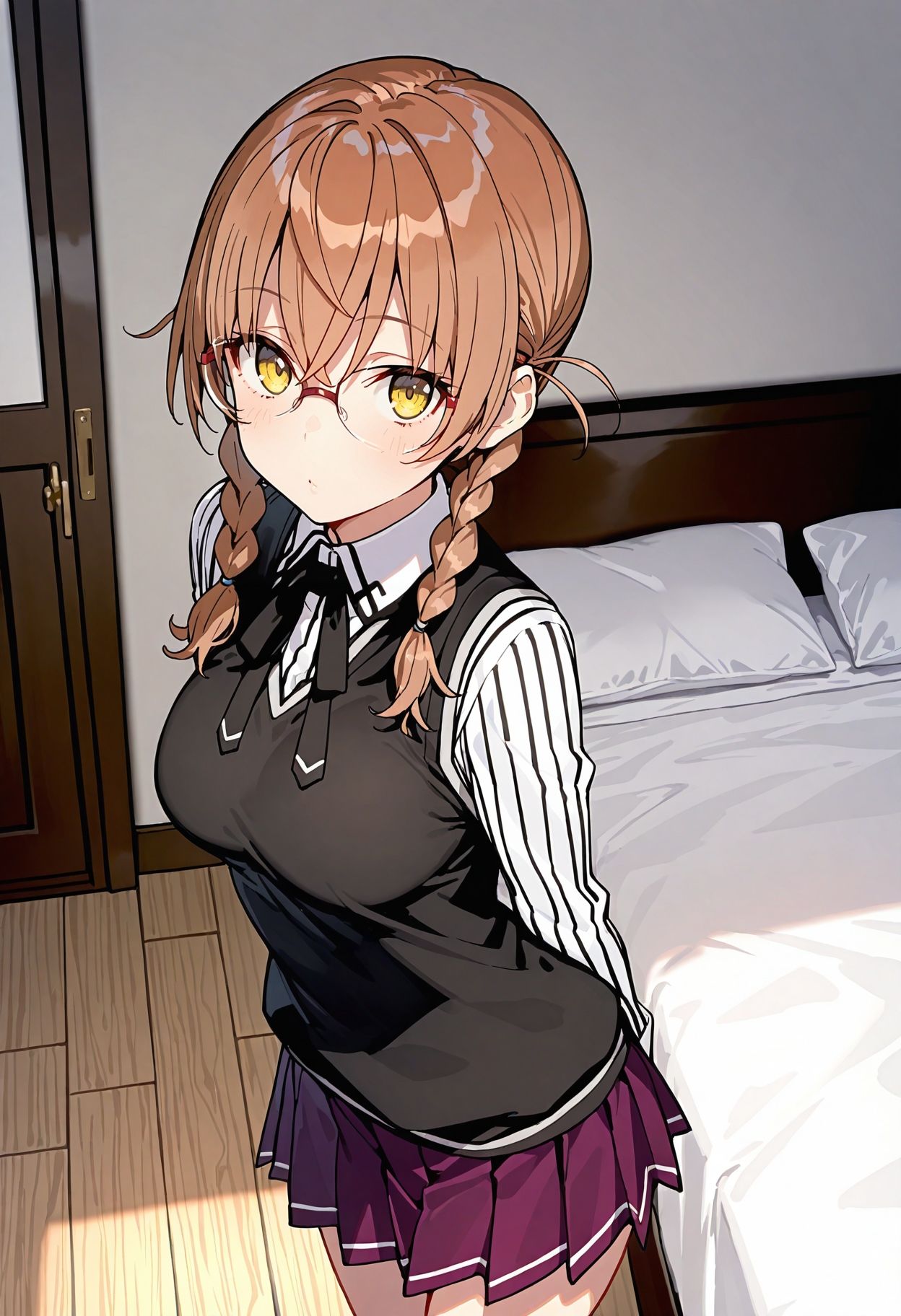 ハイスクール◯×◯ 桐◯藍華 エロCG集 - サンプル画像 1