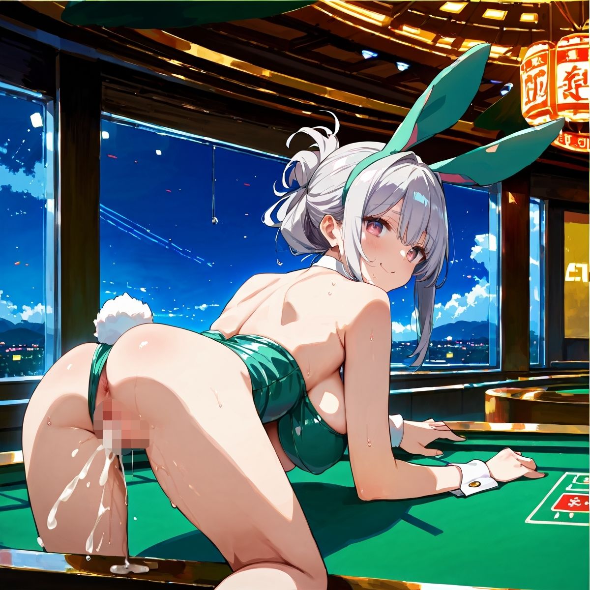 巨乳バニー中出し天国！〜秘密の裏カジノ編〜【たっぷりボリューム456枚！】Vol.7 - サンプル画像 9