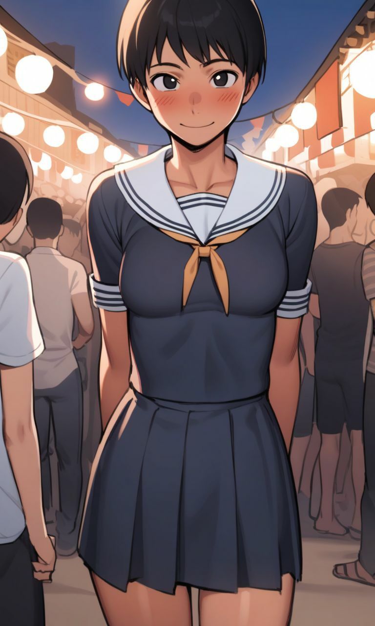 田舎のボーイッシュ女子と無責任孕ませセックス！ - サンプル画像 1