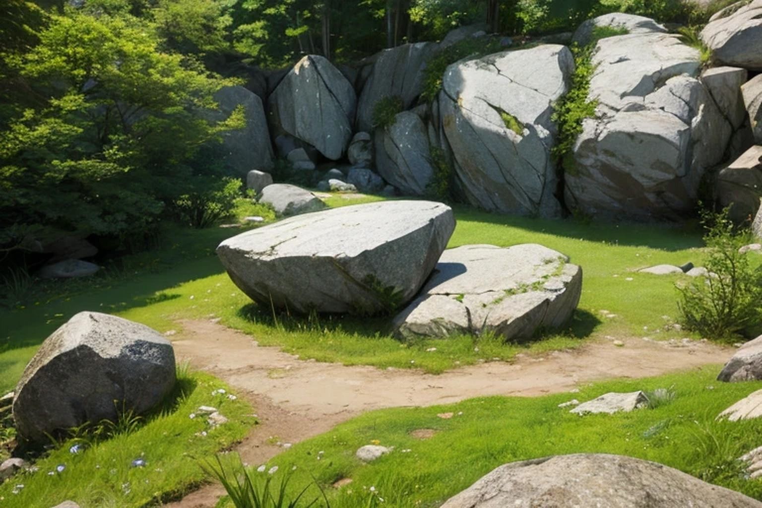 岩場・崖  背景素材 - サンプル画像 5