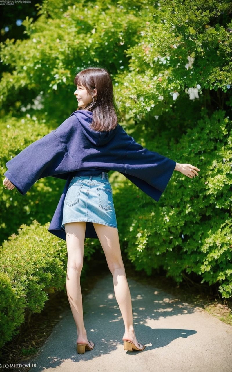 AI美女写真集┃お尻のかわいい乙女 - サンプル画像 9