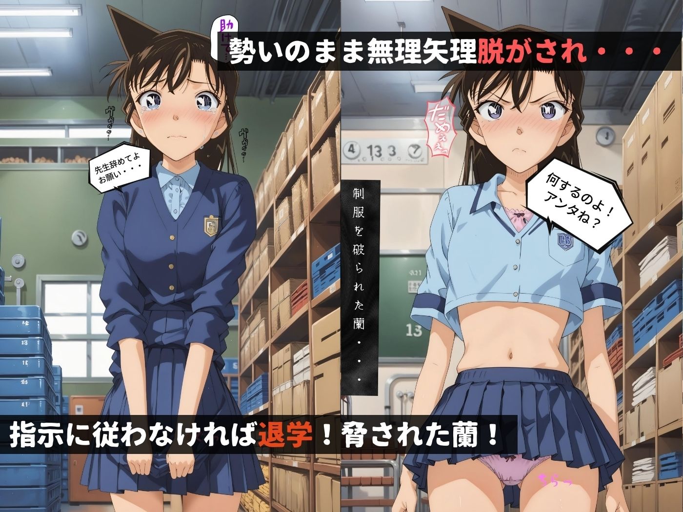 レ●プが合法になった学園〜毛●蘭編〜（本編＋CG集） - サンプル画像 3