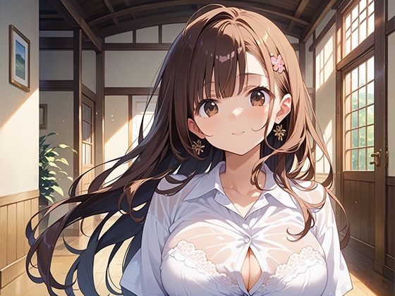 巨乳学園 たわわに実る巨乳女子校生 - サンプル画像 1