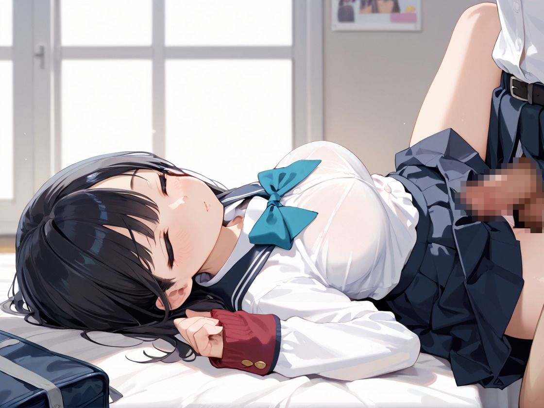 爆乳女子校生と本気セックスしてみた - サンプル画像 2