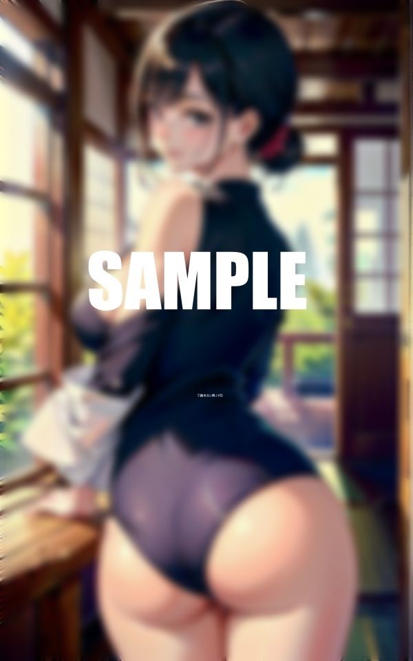 お尻ファン必見美味しそうなお尻下着の下の秘部 - サンプル画像 4