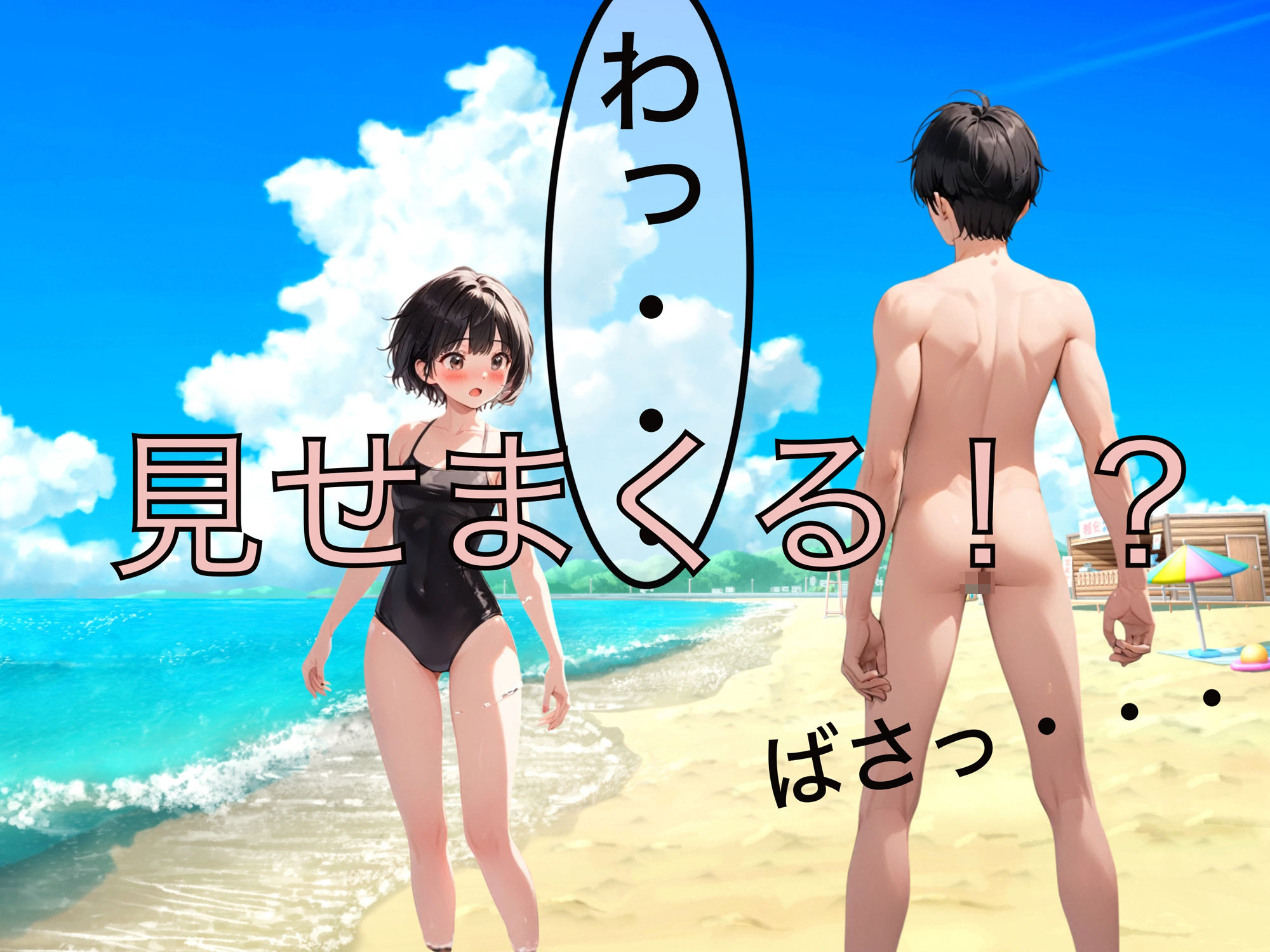 ハプニングなら露出も合法 - サンプル画像 3