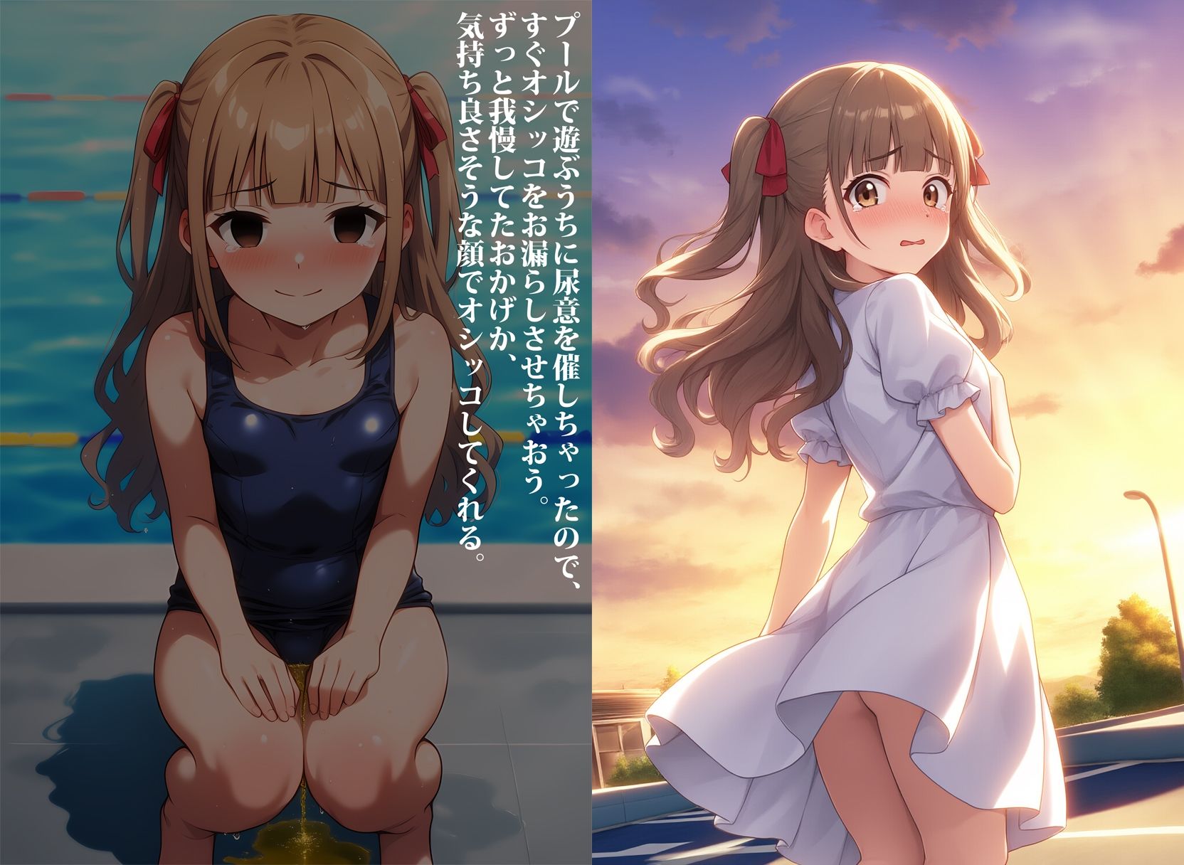 ツンデレ幼馴染を暗示でお漏らし調教中 - サンプル画像 5