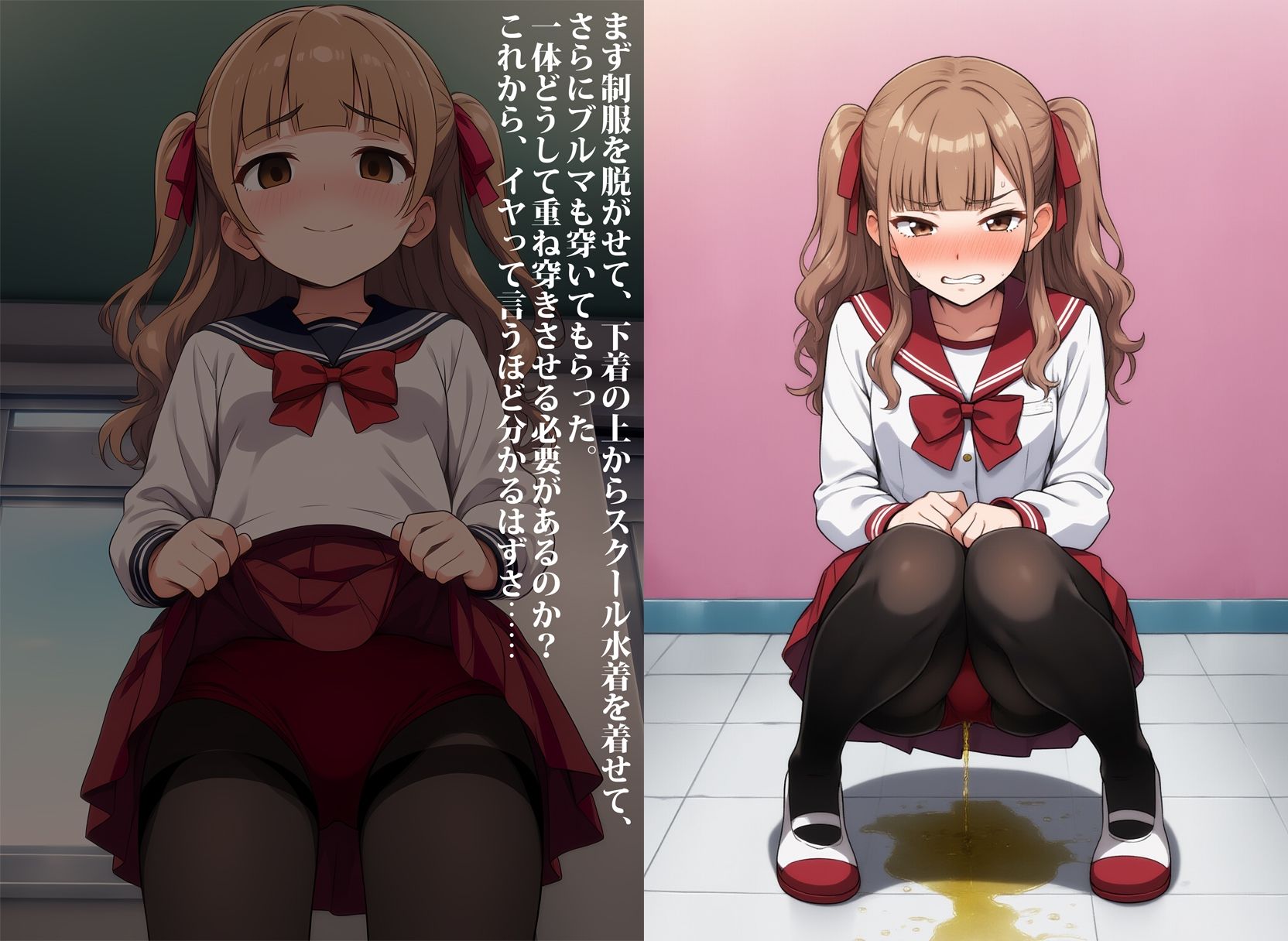 ツンデレ幼馴染を暗示でお漏らし調教中 - サンプル画像 7