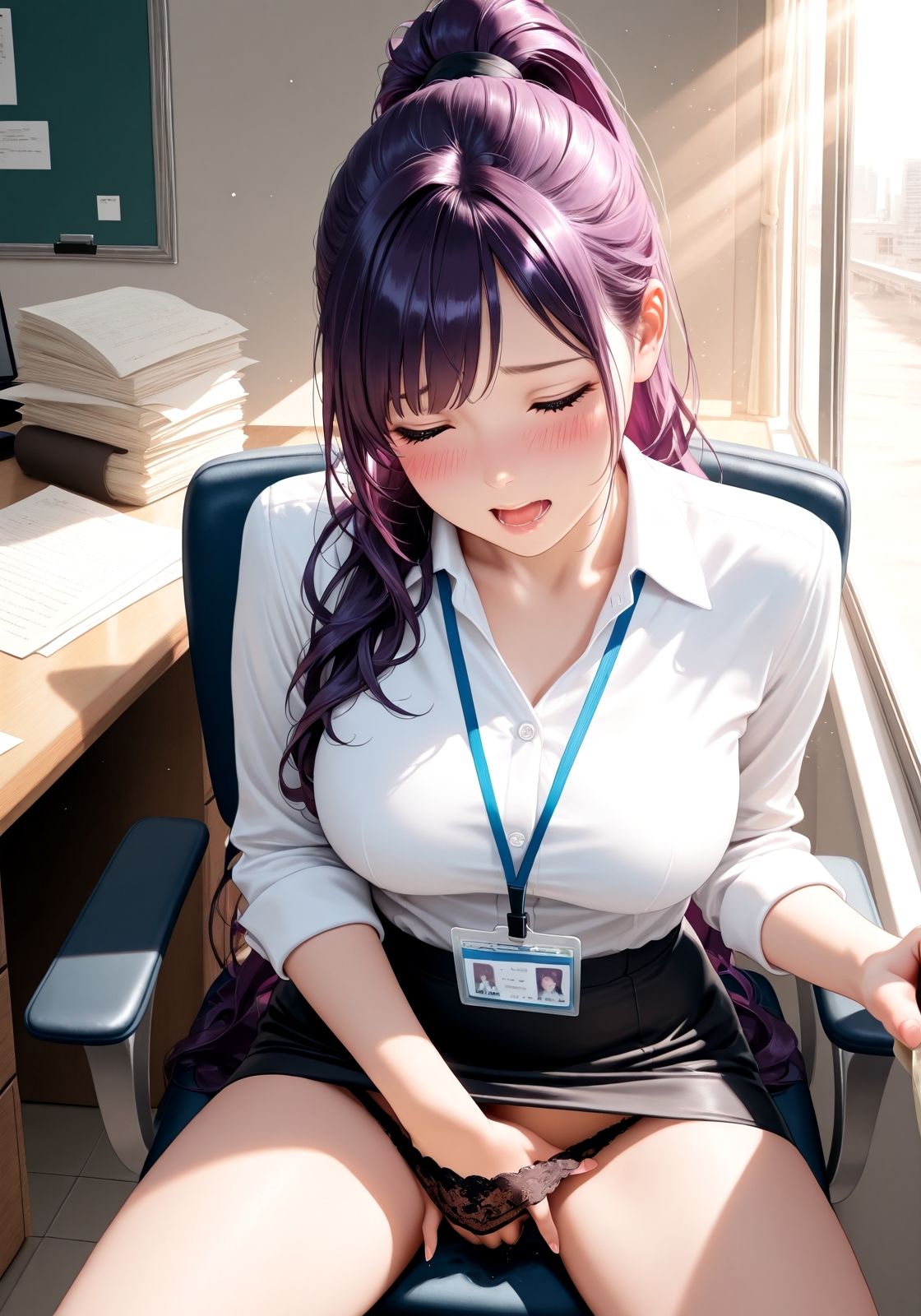 先輩・・・？  〜オナってます？〜 - サンプル画像 4