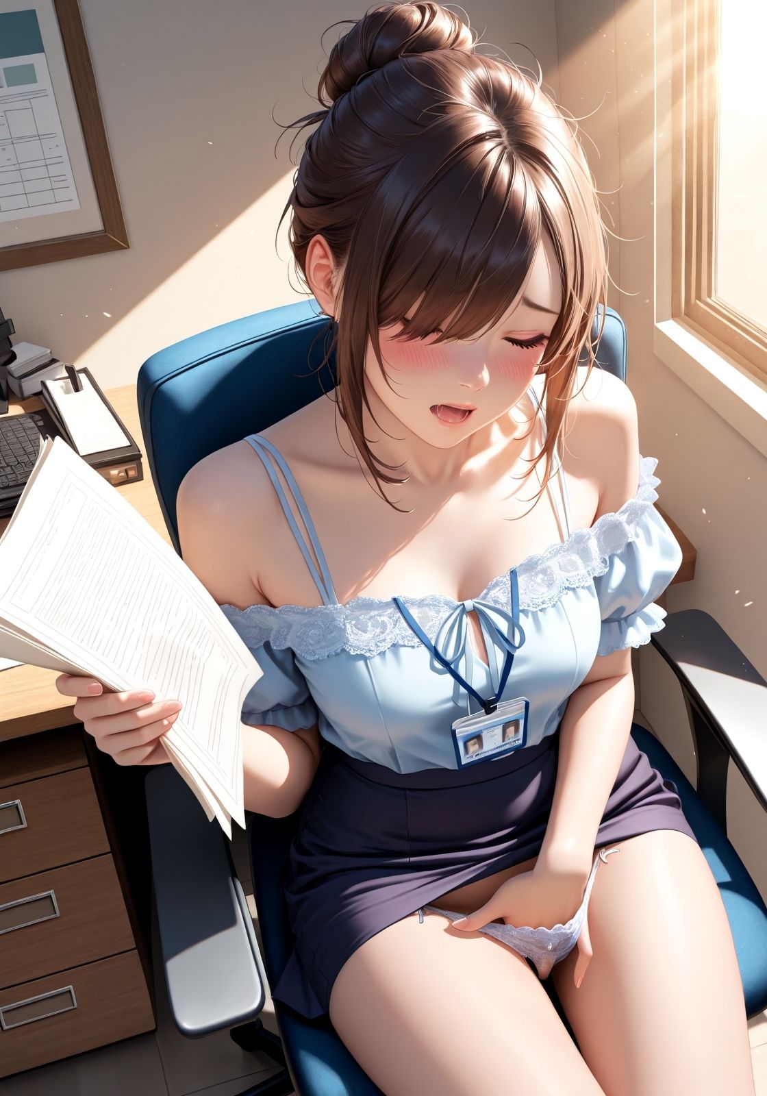 先輩・・・？  〜オナってます？〜 - サンプル画像 5