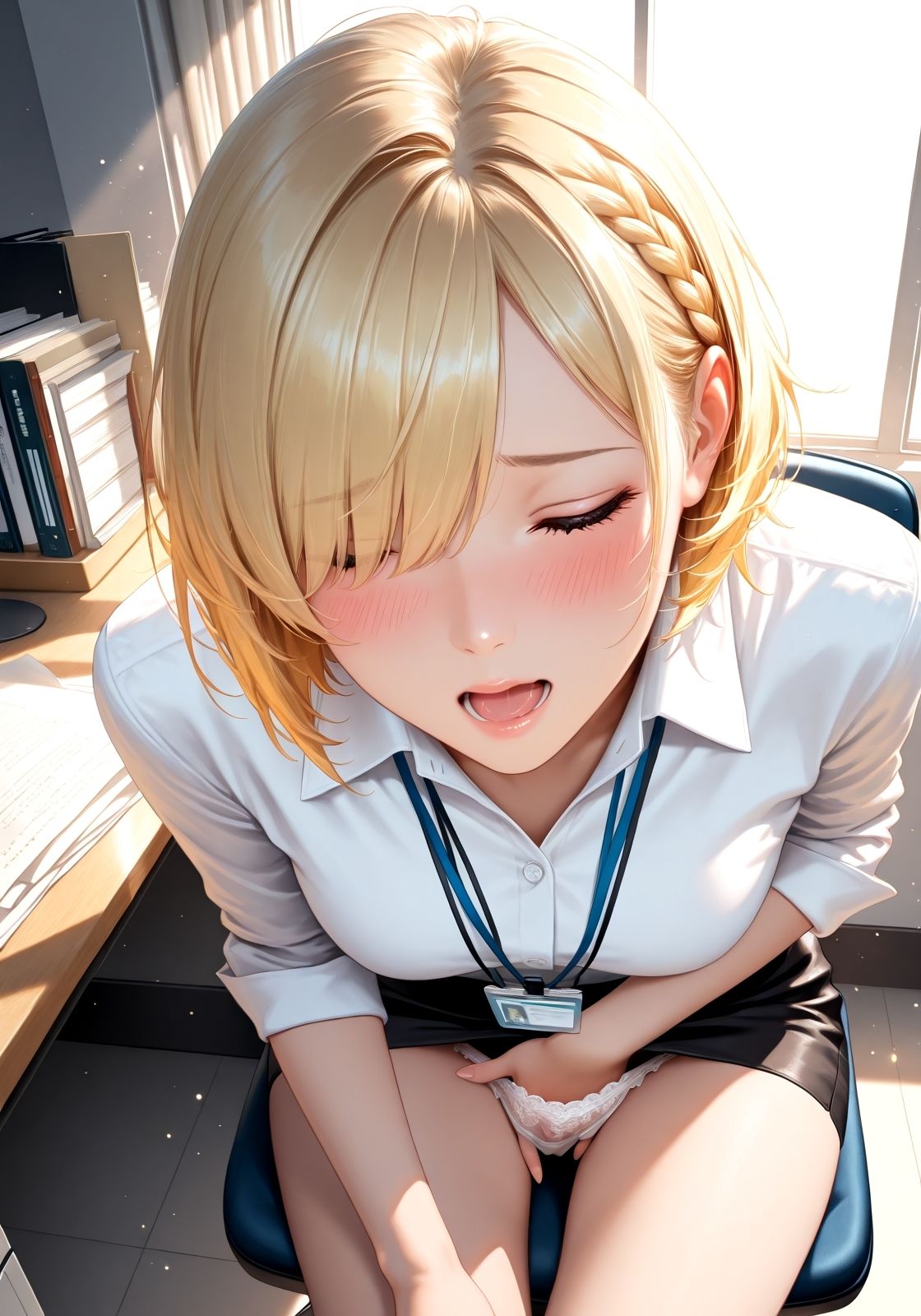 先輩・・・？  〜オナってます？〜 - サンプル画像 9