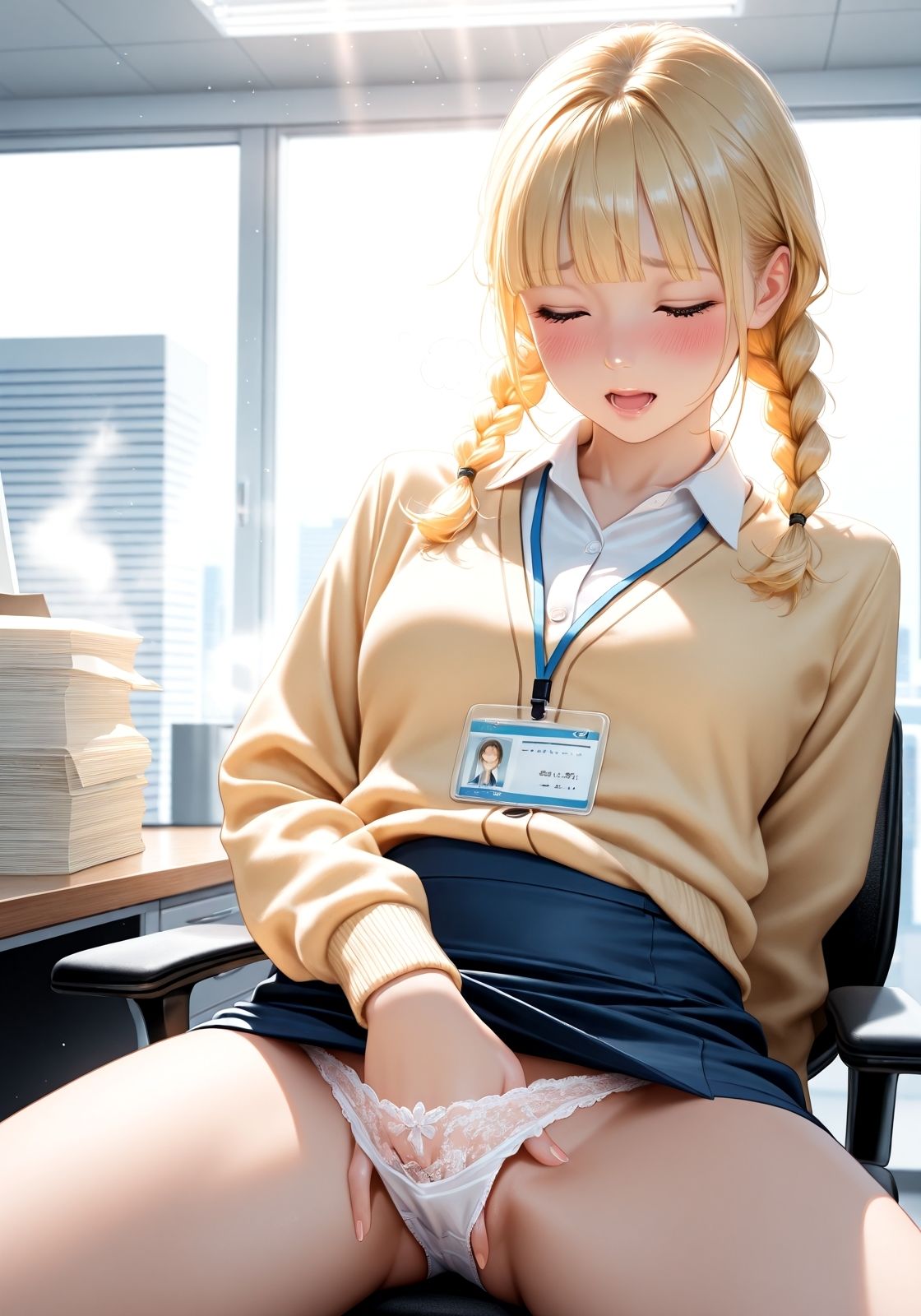 先輩・・・？  〜オナってます？〜 - サンプル画像 10