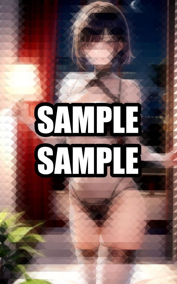 透けランジェリーのお姉さん - サンプル画像 5