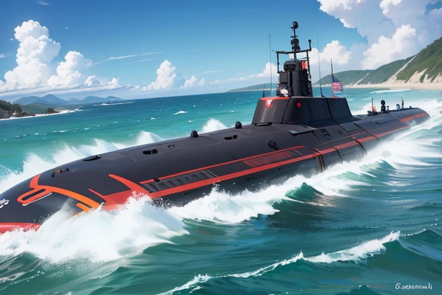 潜水艦  素材 - サンプル画像 3