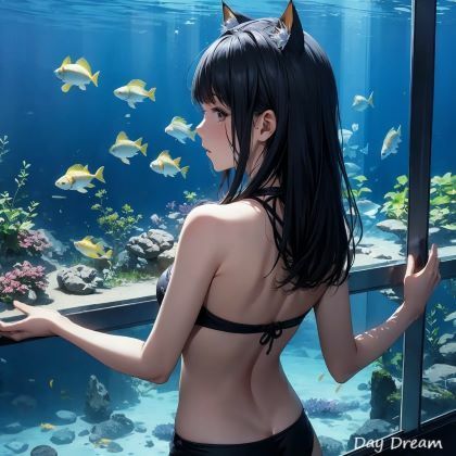 猫耳水族館 - サンプル画像 1