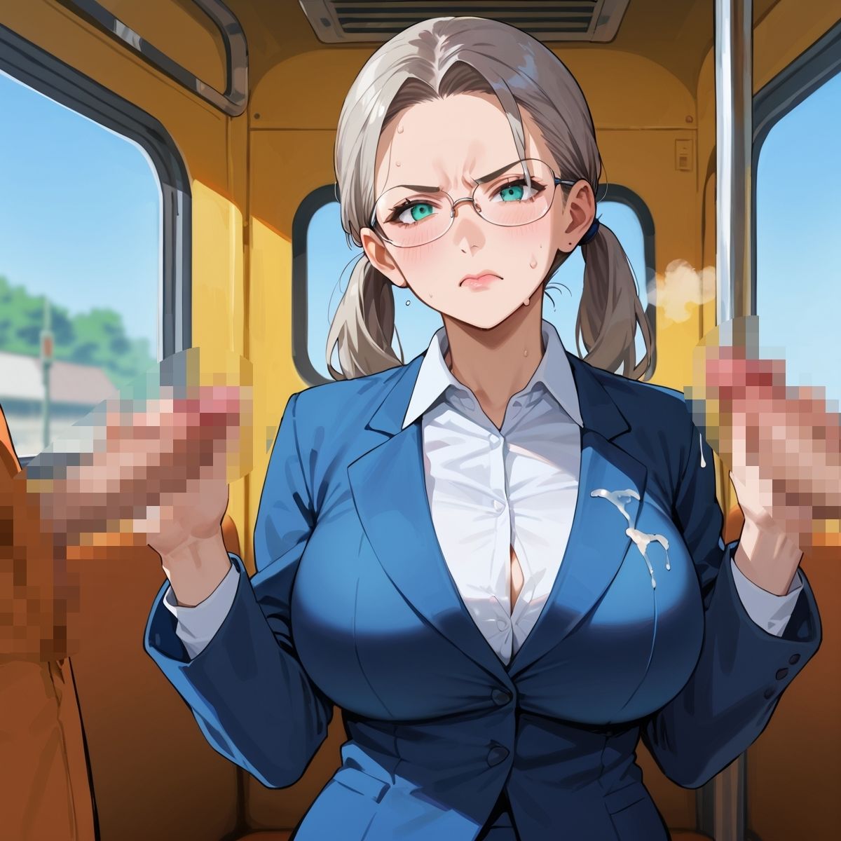 ムチムチ！はたらく女の欲情電車Part8 - サンプル画像 1