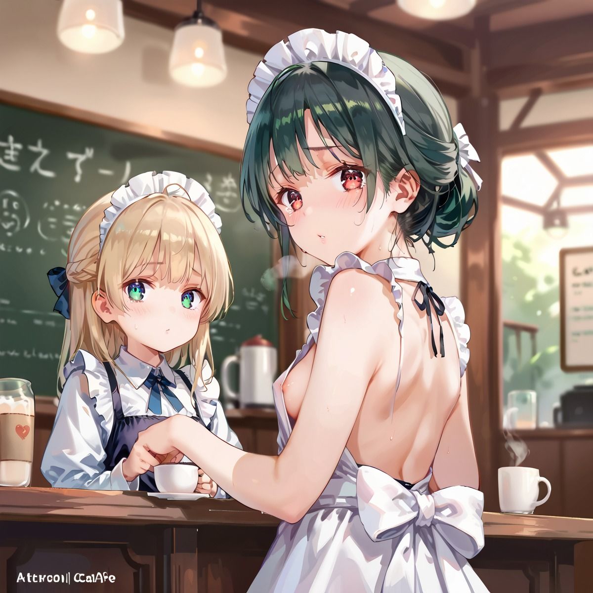 裏メニューあり！秘密のメイド喫茶Part3 - サンプル画像 1
