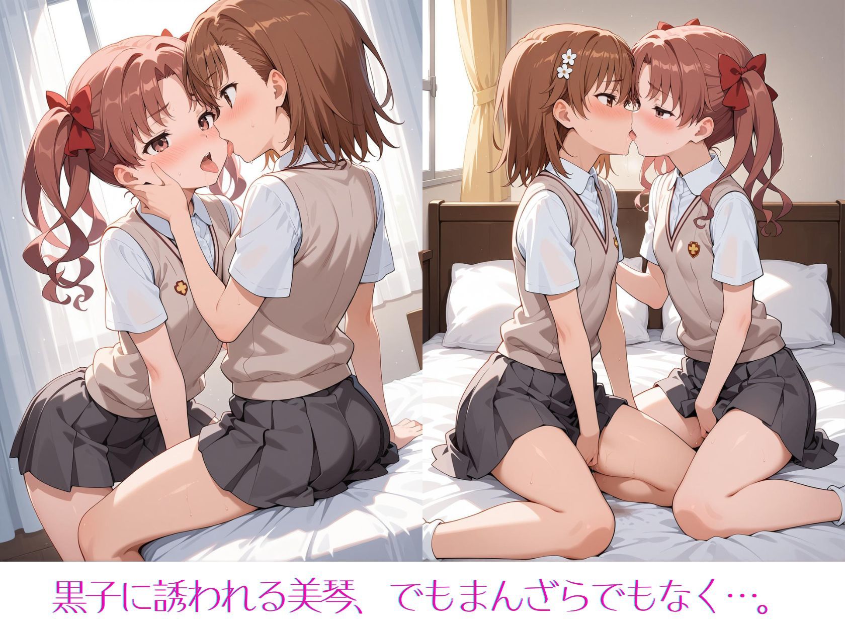とある美琴と黒子の性事情 - サンプル画像 1