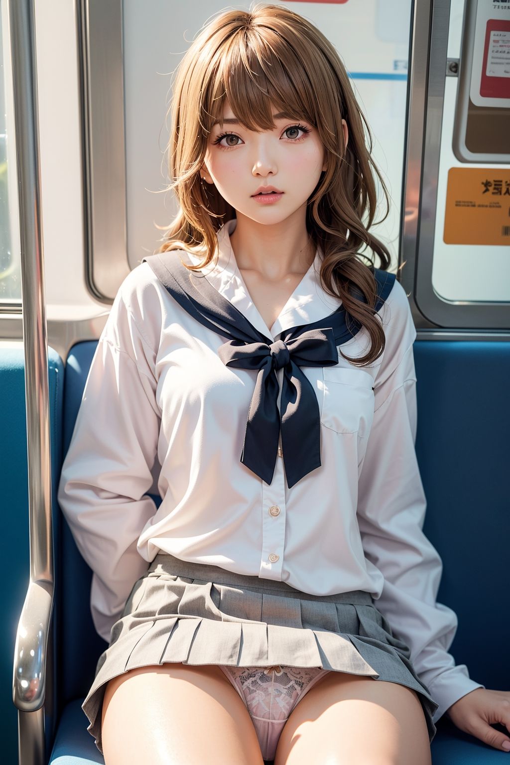 キュートなパンチラ電車4 - サンプル画像 1