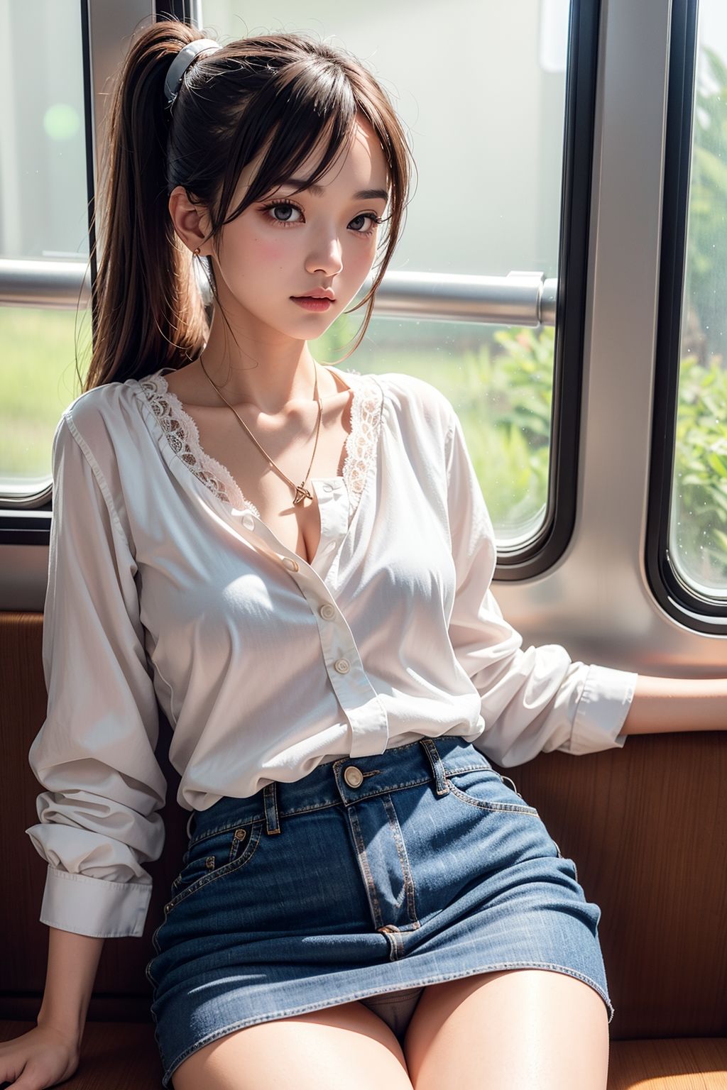 キュートなパンチラ電車4 - サンプル画像 2