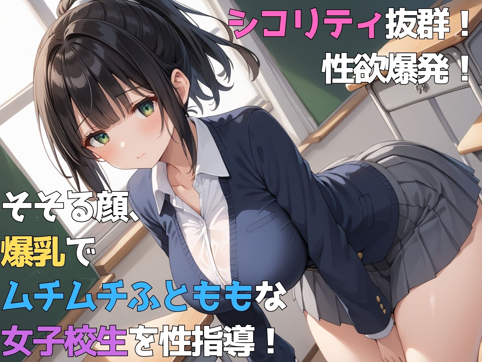 教え子の爆乳JKは俺の肉便器オナホ - サンプル画像 1