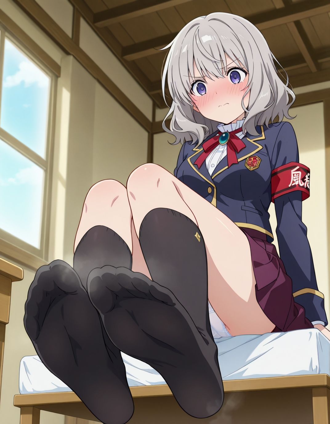 【216枚】粟津希歩のエロい足コキで大量射精したいっ！【オリジナル】［216 photos］ I want to ejaculate a lot with Awazu Noa erotic footjob！ ［Original］ - サンプル画像 2