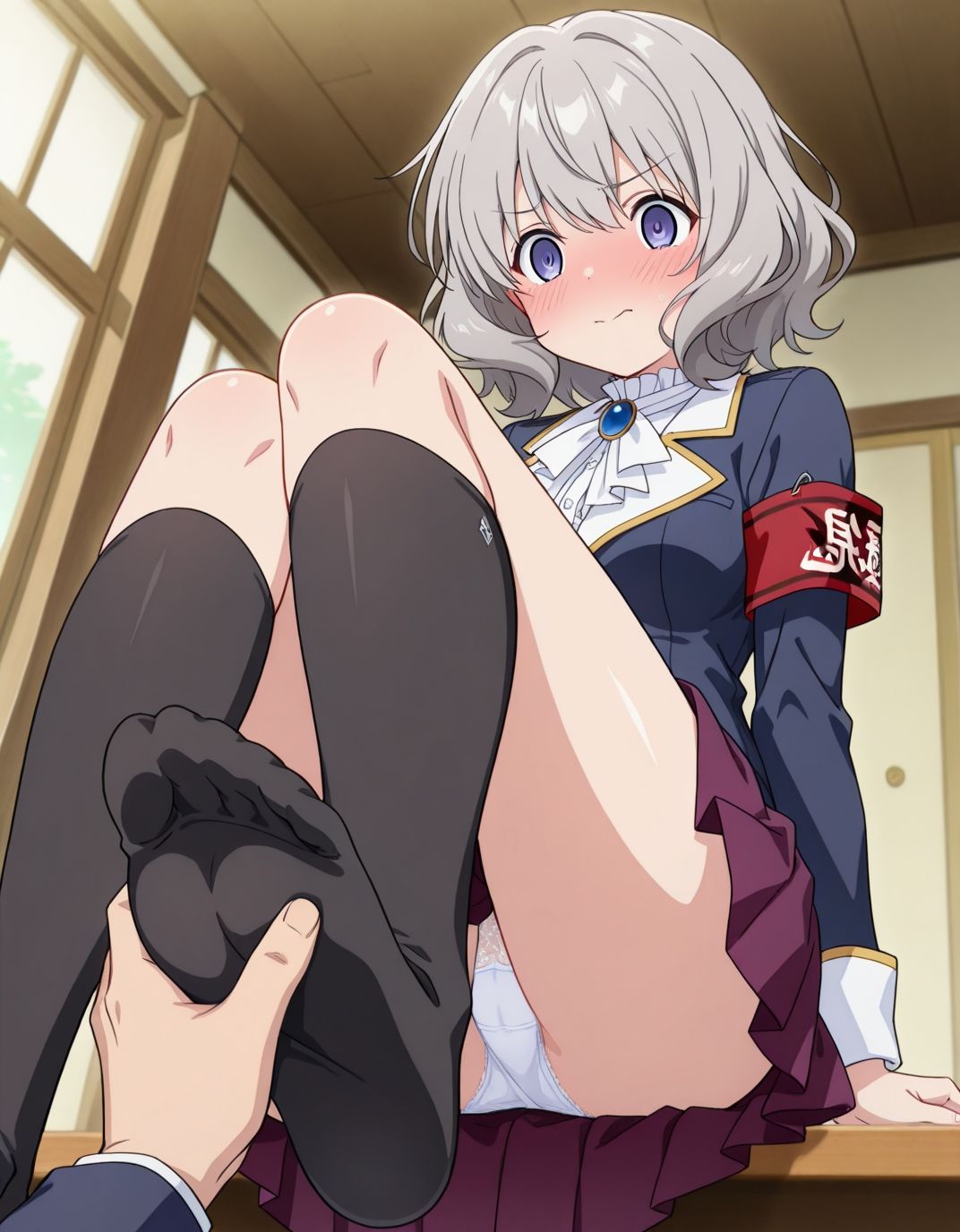 【216枚】粟津希歩のエロい足コキで大量射精したいっ！【オリジナル】［216 photos］ I want to ejaculate a lot with Awazu Noa erotic footjob！ ［Original］ - サンプル画像 3