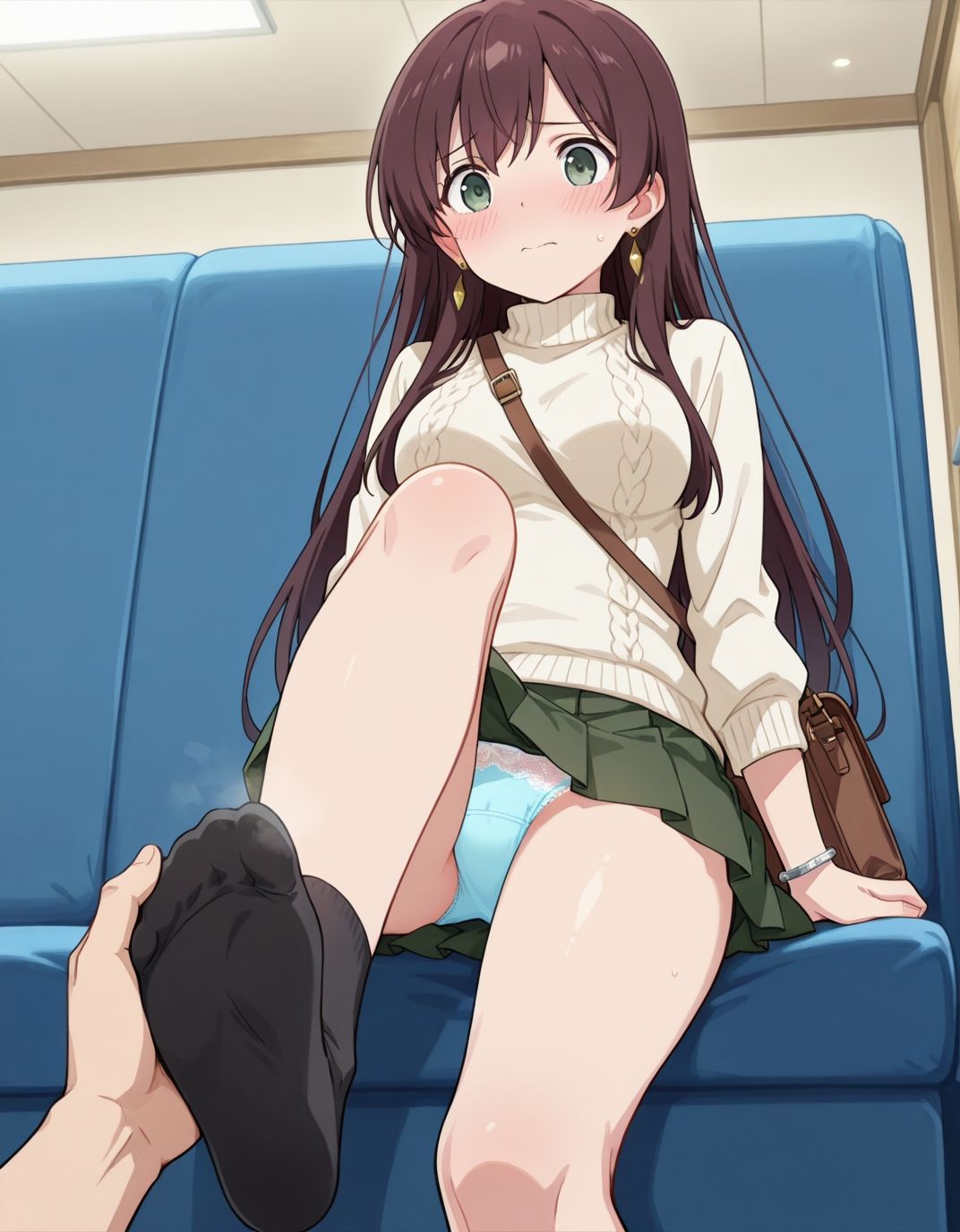 【195枚】小澄由夏のエロい足コキで大量射精したいっ！【オリジナル】［195 photos］ I want to ejaculate a lot with Yuna Kozumi erotic footjob！ ［Original］ - サンプル画像 3