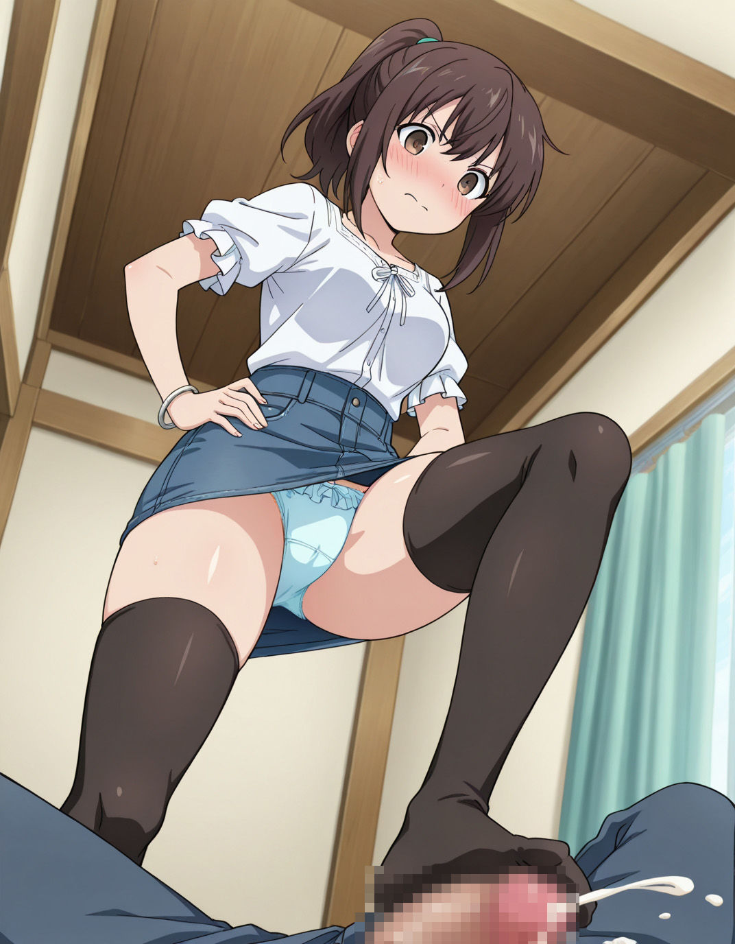 【179枚】呉羽比菜のエロい足コキで大量射精したいっ！【オリジナル】［179 photos］ I want to ejaculate a lot with Kureha Hina erotic footjob！ ［Original］ - サンプル画像 3