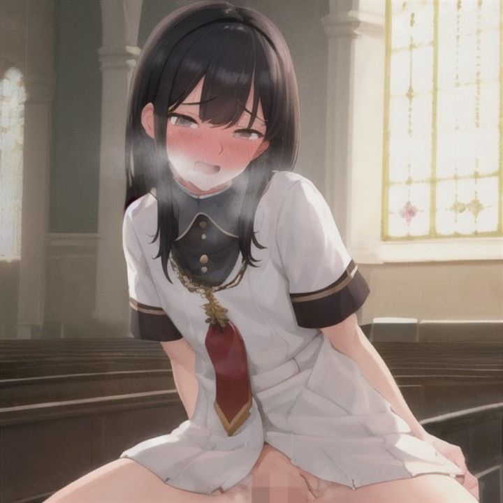 性欲限界突破シスター  黒髪ちゃん編 - サンプル画像 5