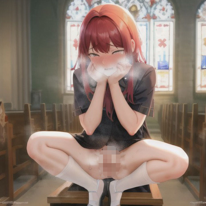 性欲限界突破シスター  赤髪ちゃん編 - サンプル画像 5