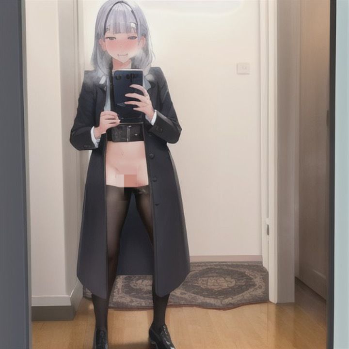 私のエロ自撮り欲しい人いる？  銀髪ちゃん編 - サンプル画像 5