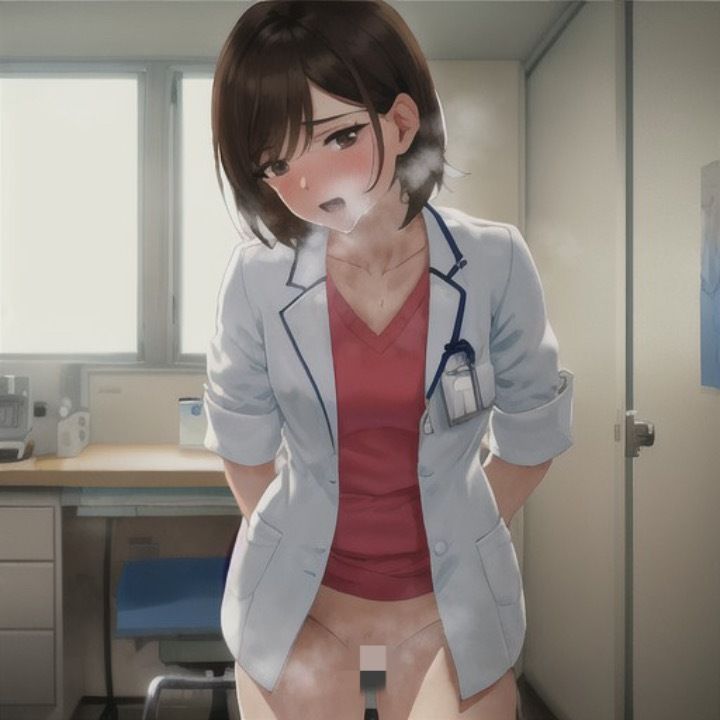 えっちな女医さんがいる病院  茶髪ちゃん編 - サンプル画像 4