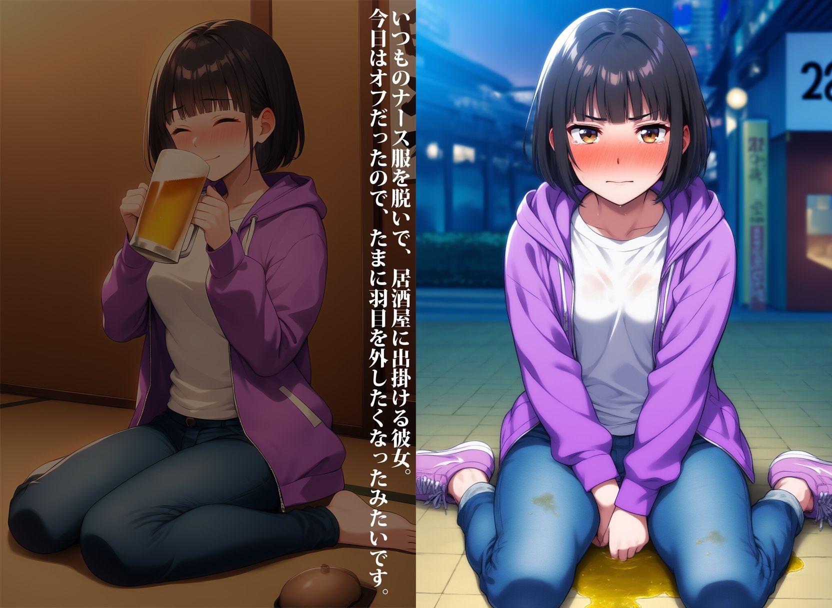 ピタパンスタイル失禁 - サンプル画像 5