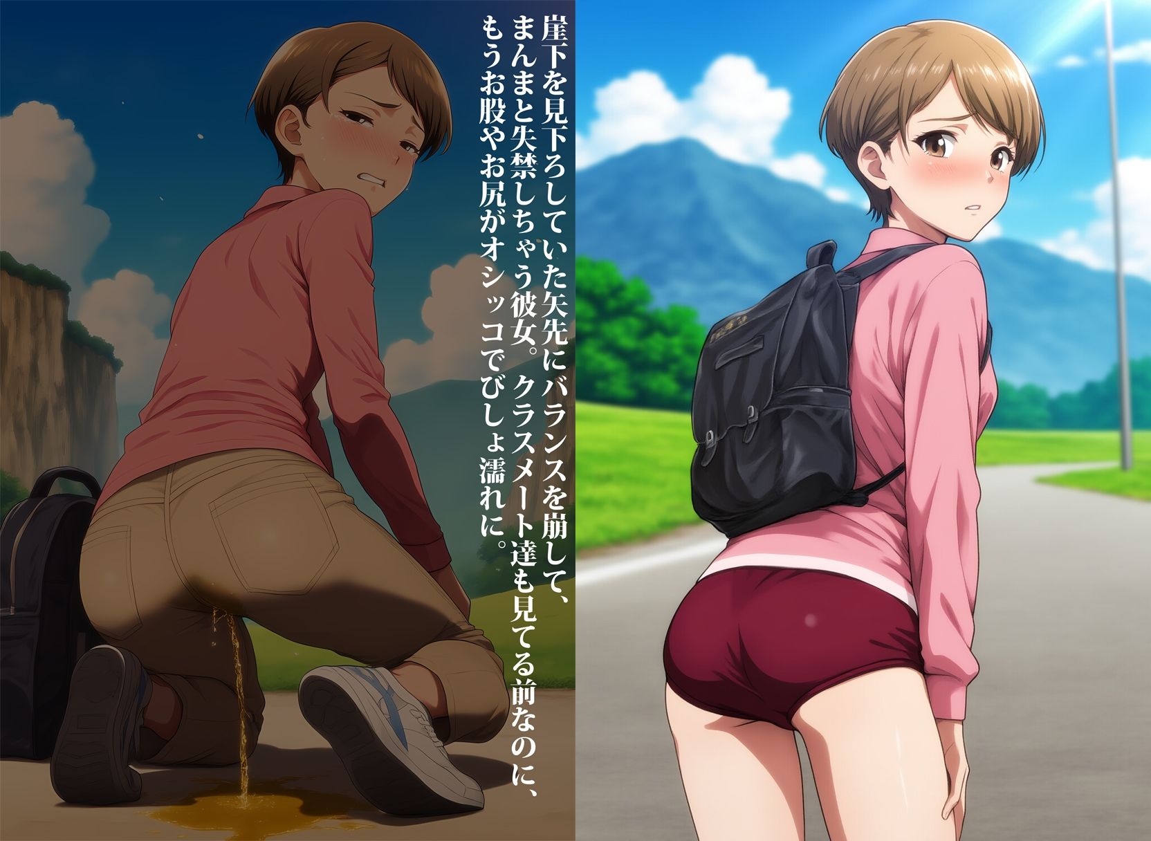 ピタパンスタイル失禁 - サンプル画像 6