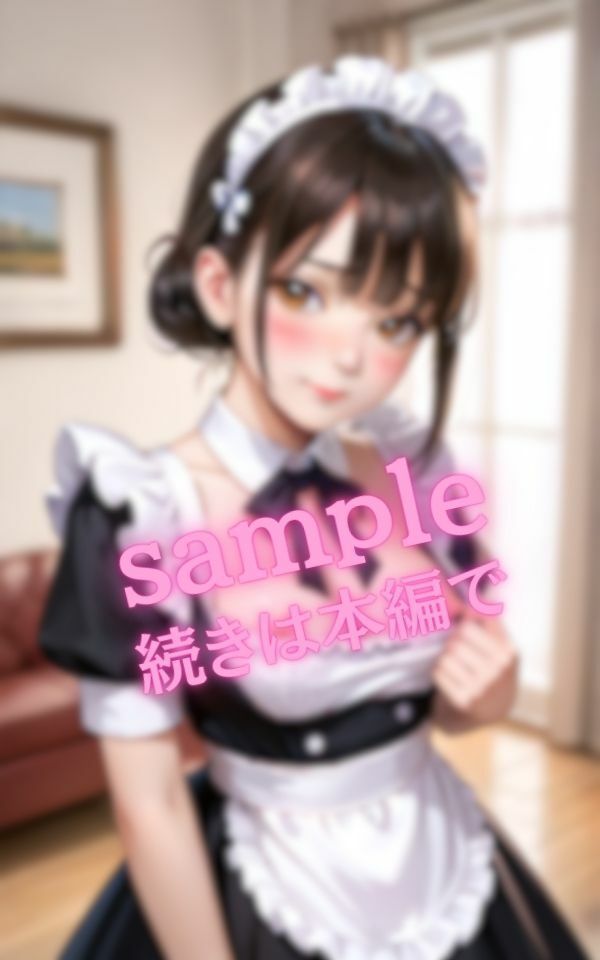 清楚系メイドとの露出プレイ - サンプル画像 3