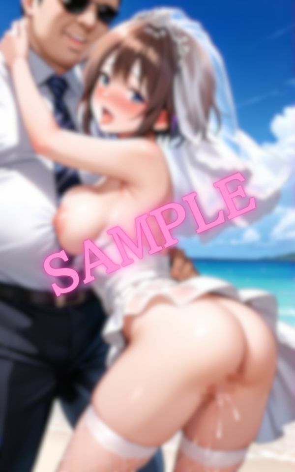 浜辺の後背位でメス穴に中出しされる人妻の画像集 - サンプル画像 1