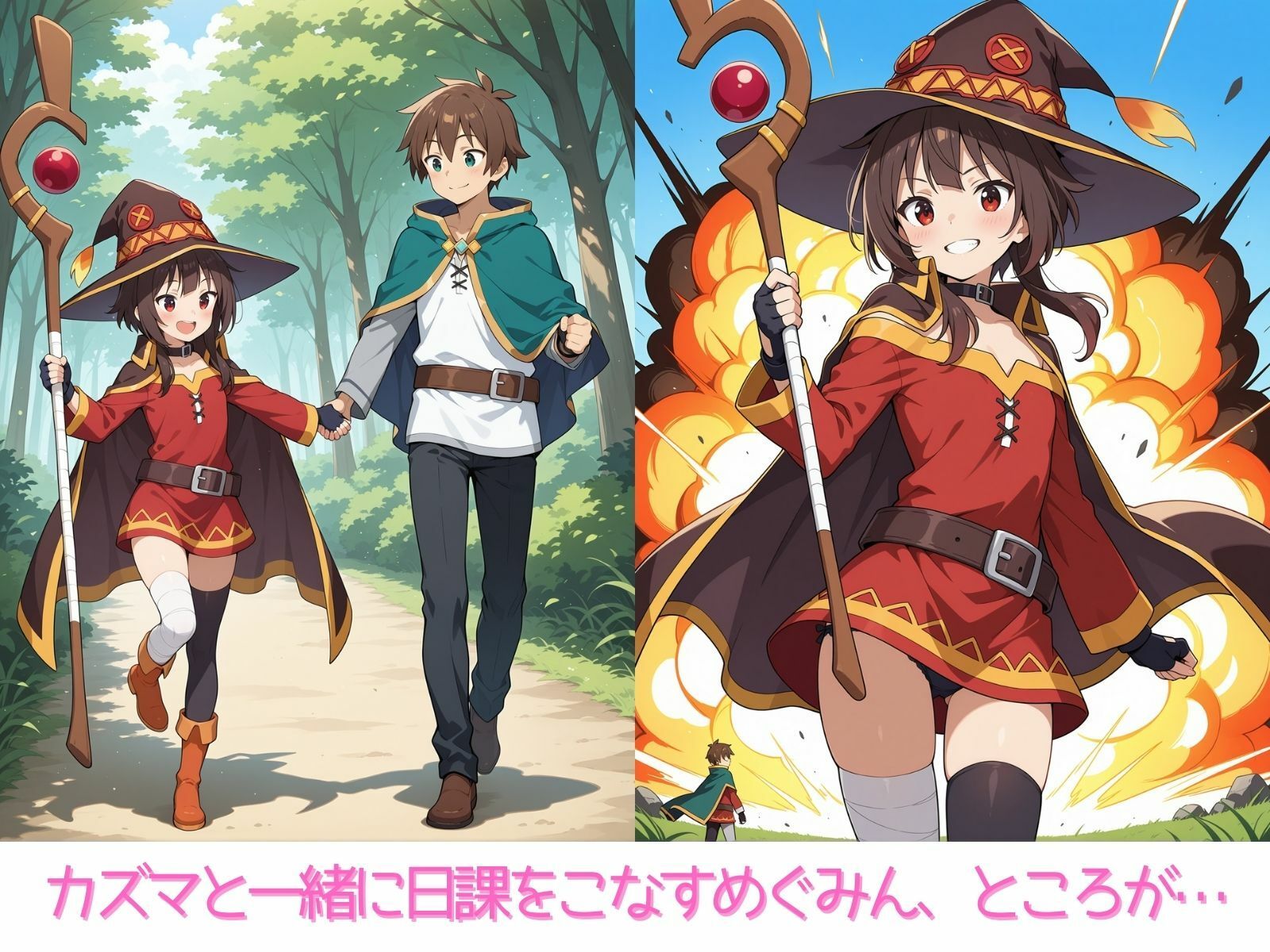 この素晴らしいめぐみんにいたずらを！ - サンプル画像 1