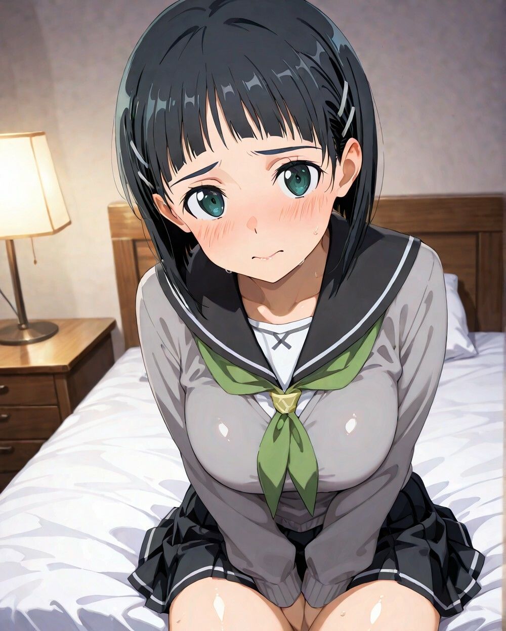 ひろいん孕ませ性交 桐〇谷〇葉編 - サンプル画像 2