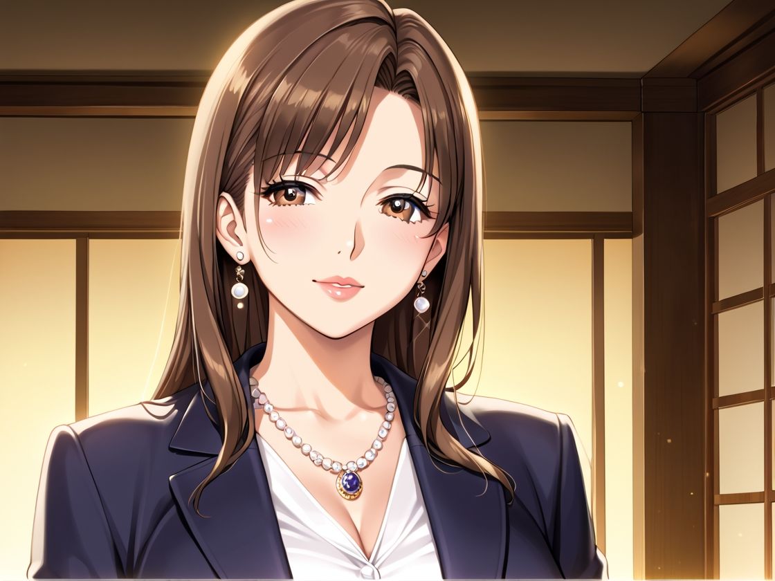 淫乱熟女〜憧れ上司と出張先で相部屋に〜 - サンプル画像 1