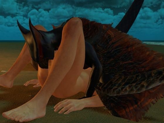 MHモンハンからなんとナルガクルガ登場！獣人大好きケモナー歓喜の動画パック！ - サンプル画像 9