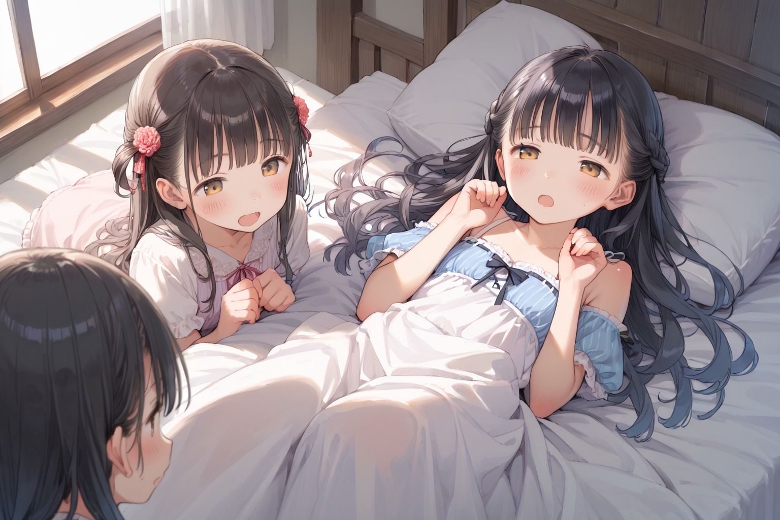 純粋お嬢様と乱交パーティ - サンプル画像 1