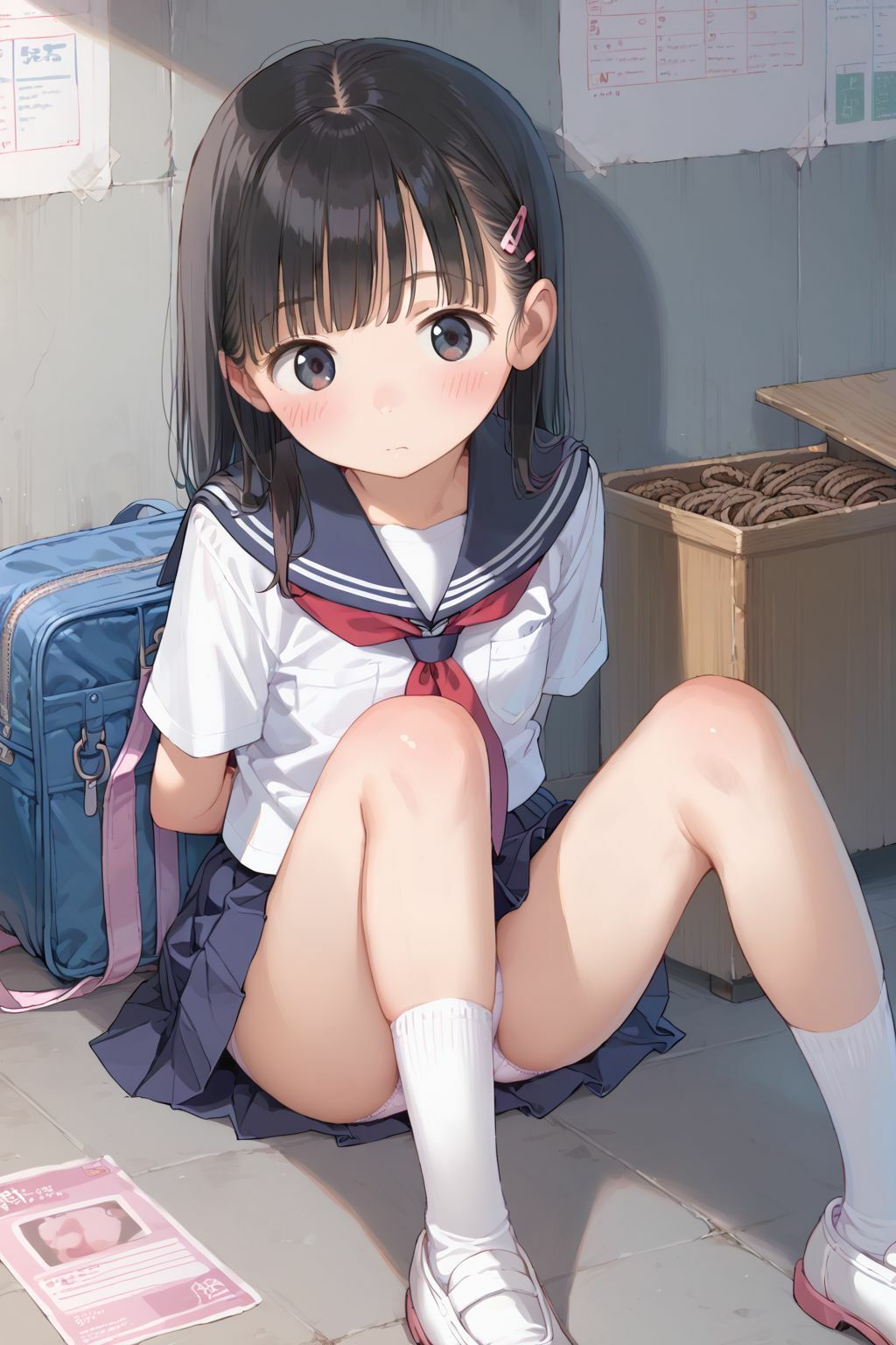 緊縛調教ちっぱい少女 - サンプル画像 6
