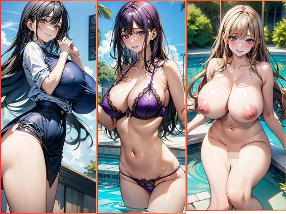 Tropical Temptation:水着美女の楽園【イラスト】