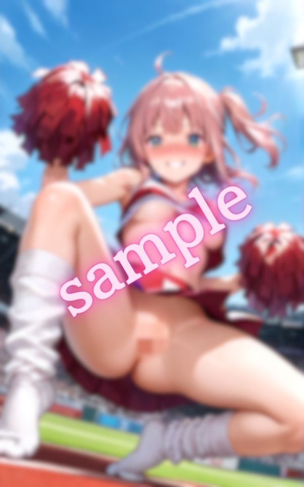 チアガールのノーパンミニスカ姿に発情してしまう画像集 - サンプル画像 4