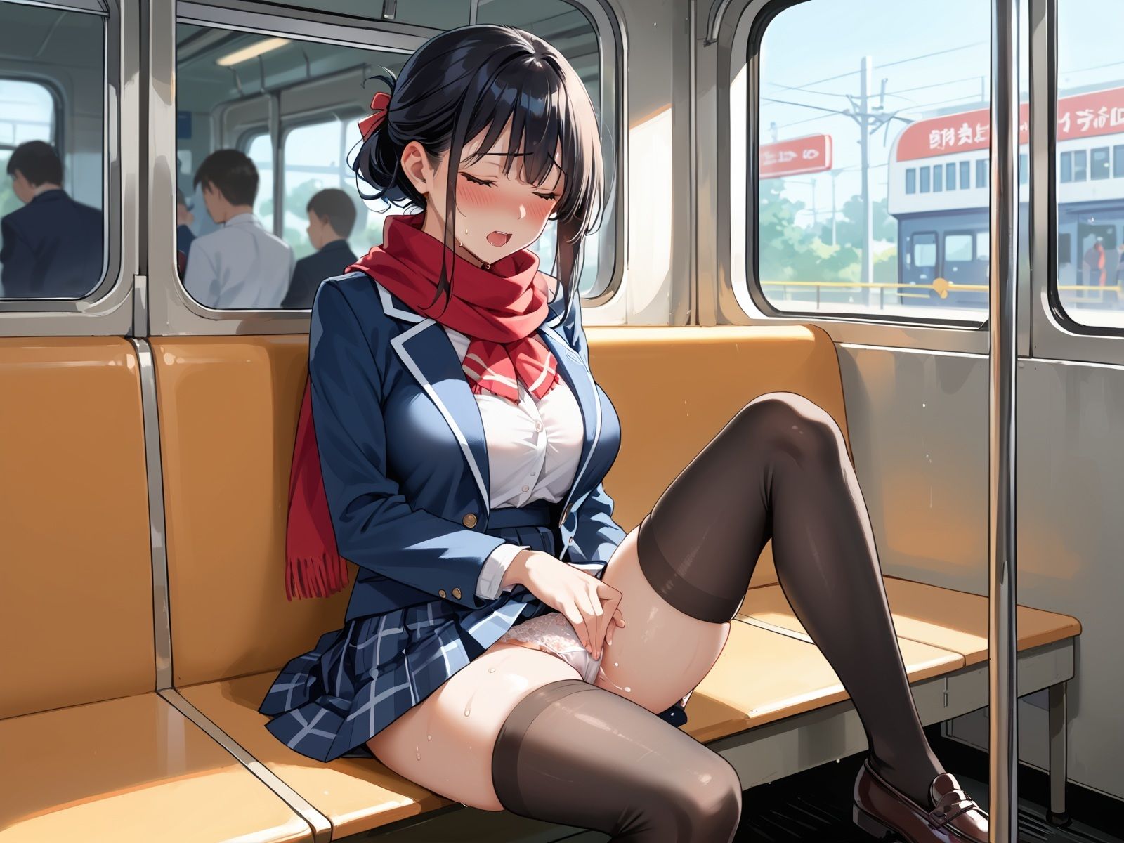 【秘密のオナニー】仕事中・授業中にオナニーしちゃってごめんなさい〜恥ずかしいからナイショにしてね【m（。≧Д≦。）m】 - サンプル画像 1