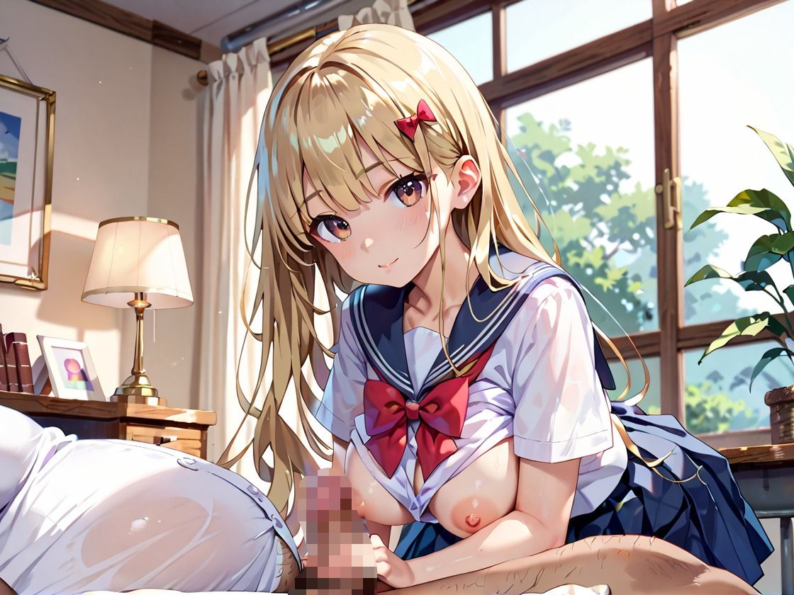 クラスの生意気な金髪ギャルを懲らしめるために調教中出しセックス！ - サンプル画像 6