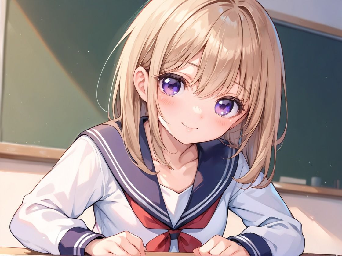 清楚な女子校生は乱交が好き - サンプル画像 1